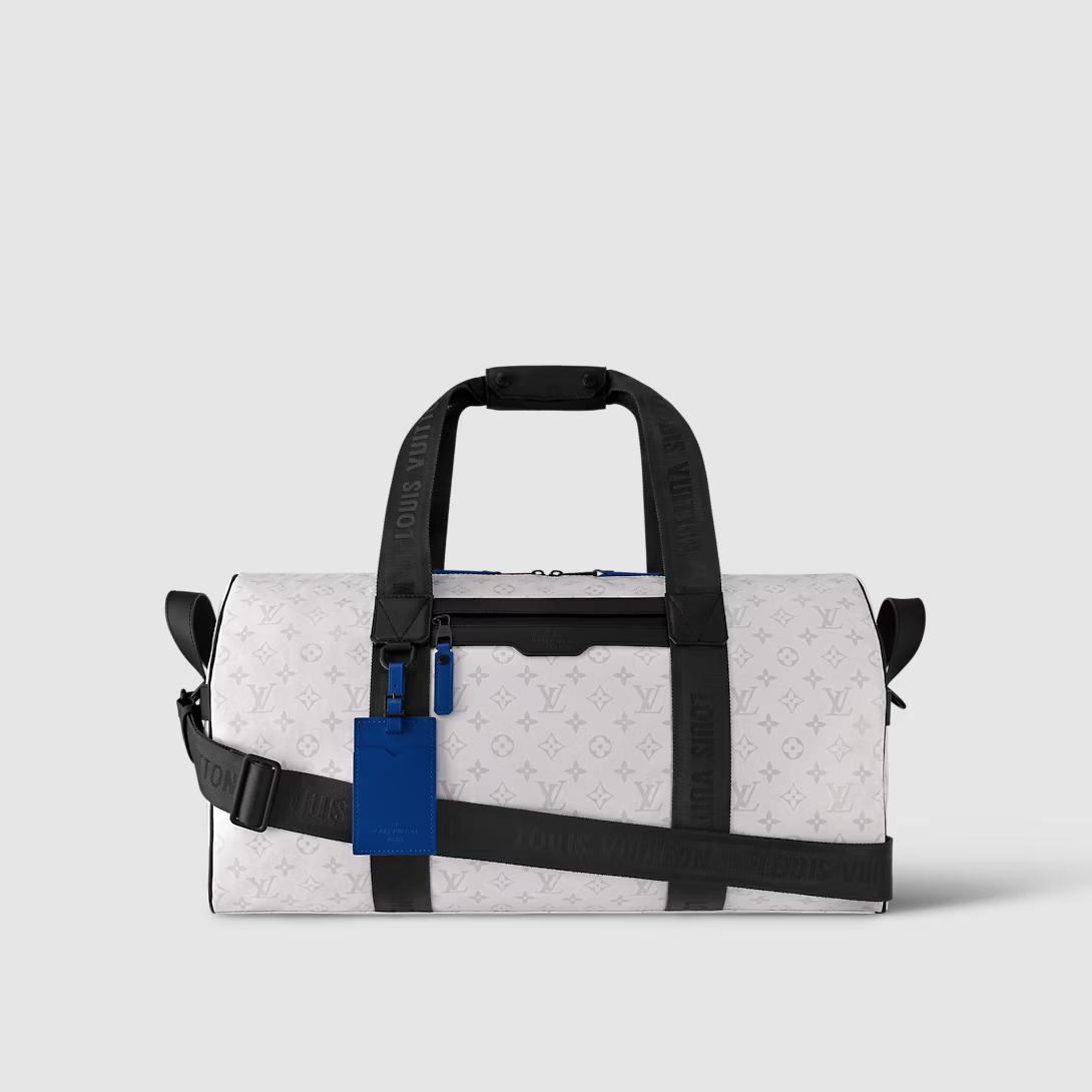 Túi Louis Vuitton Keepall 55 Nam Trắng